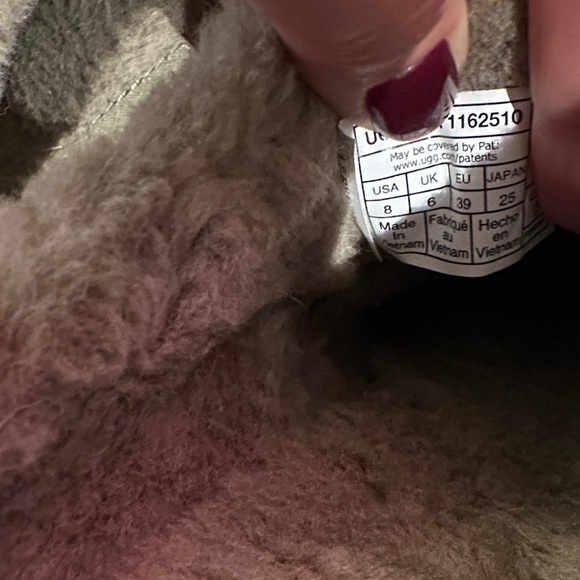 UGG Taupe Fleece-Lined Clogs - Picture 6 of 6